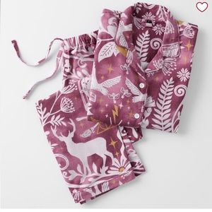 Harry Potter Patronus Damask Organic Flannel Pajama Set